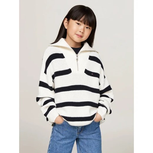 Tommy Hilfiger Sweter | Regular Fit ze sklepu Gomez Fashion Store w kategorii Swetry dziewczęce - zdjęcie 185001315