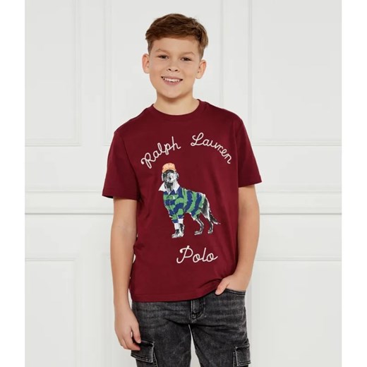 POLO RALPH LAUREN T-shirt | Regular Fit ze sklepu Gomez Fashion Store w kategorii T-shirty chłopięce - zdjęcie 185001558