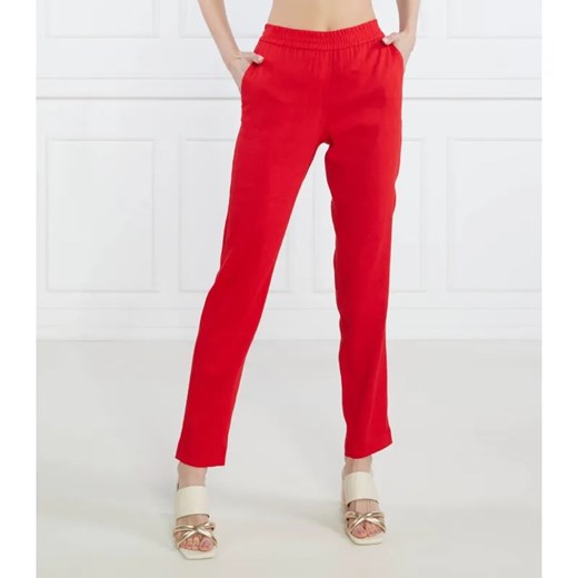 Marc Cain Lniane spodnie | Slim Fit ze sklepu Gomez Fashion Store w kategorii Spodnie damskie - zdjęcie 185001639