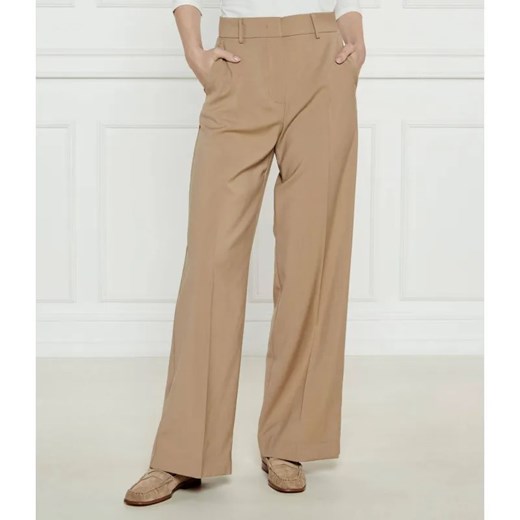 Weekend MaxMara Wełniane spodnie VISIVO | flare fit Weekend Maxmara 34 wyprzedaż Gomez Fashion Store