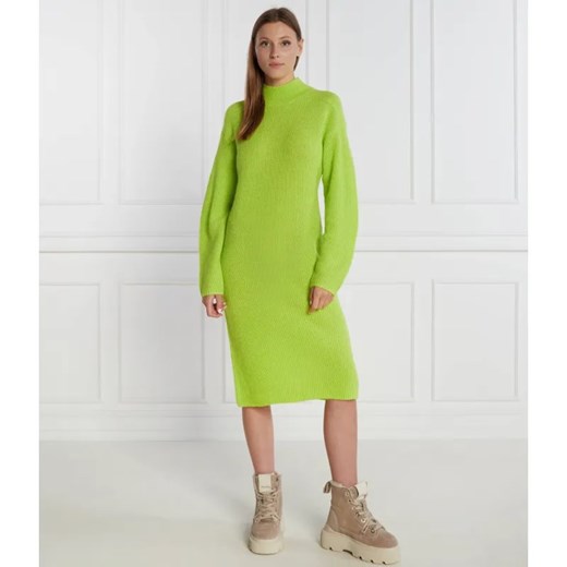 BOSS ORANGE Sukienka C_Fagdasa | z dodatkiem wełny ze sklepu Gomez Fashion Store w kategorii Sukienki - zdjęcie 185001668