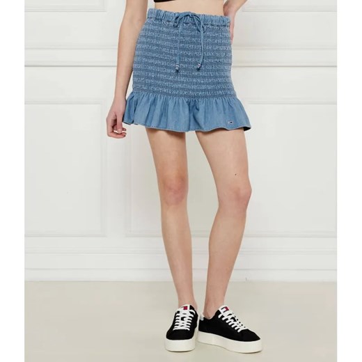 Tommy Jeans Spódnica CHAMBRAY ze sklepu Gomez Fashion Store w kategorii Spódnice - zdjęcie 185001675