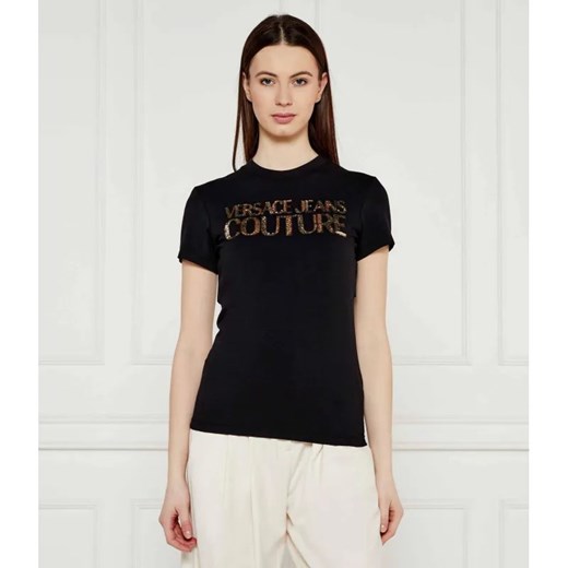 Versace Jeans Couture T-shirt SERIGRAFICHE | Slim Fit XS okazja Gomez Fashion Store