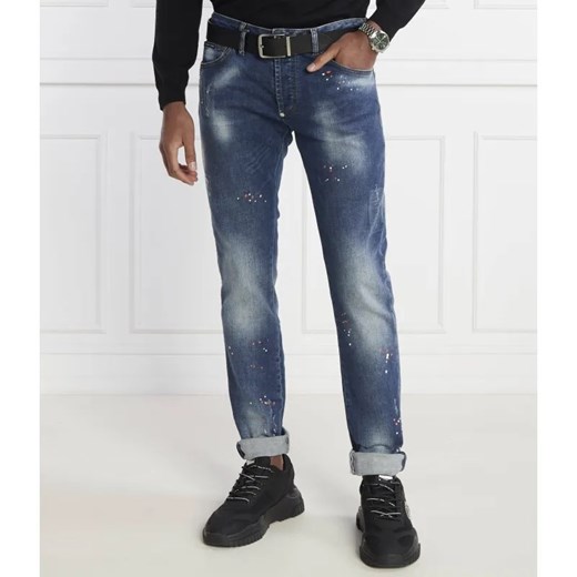 Philipp Plein Jeansy Trousers | Straight fit | denim ze sklepu Gomez Fashion Store w kategorii Jeansy męskie - zdjęcie 185001708