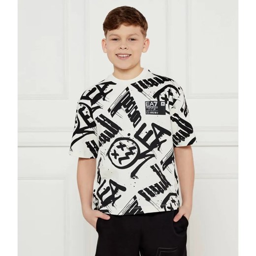 EA7 T-shirt | Oversize fit ze sklepu Gomez Fashion Store w kategorii T-shirty chłopięce - zdjęcie 185001726