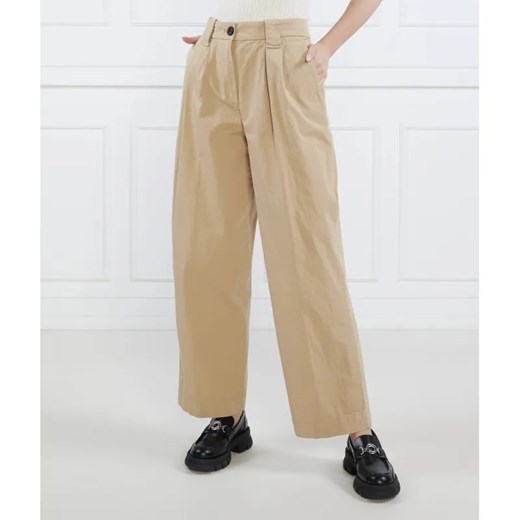 HUGO Spodnie Hanico | Loose fit ze sklepu Gomez Fashion Store w kategorii Spodnie damskie - zdjęcie 185001729