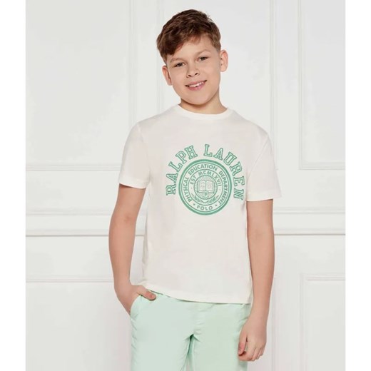 POLO RALPH LAUREN T-shirt | Regular Fit ze sklepu Gomez Fashion Store w kategorii T-shirty chłopięce - zdjęcie 185001737