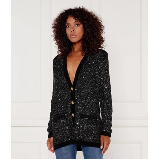 Elisabetta Franchi Kardigan | Regular Fit | z dodatkiem wełny ze sklepu Gomez Fashion Store w kategorii Swetry damskie - zdjęcie 185001777