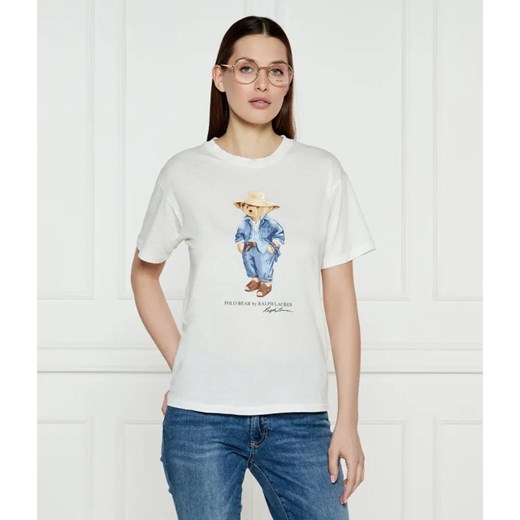 POLO RALPH LAUREN T-shirt | Regular Fit ze sklepu Gomez Fashion Store w kategorii Bluzki damskie - zdjęcie 185001975