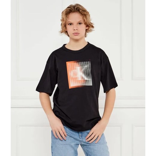 Calvin Klein Jeans T-shirt | Regular Fit ze sklepu Gomez Fashion Store w kategorii T-shirty chłopięce - zdjęcie 185002008