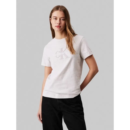 Calvin Klein Jeans T-shirt | Regular Fit ze sklepu Gomez Fashion Store w kategorii Bluzki damskie - zdjęcie 185002146