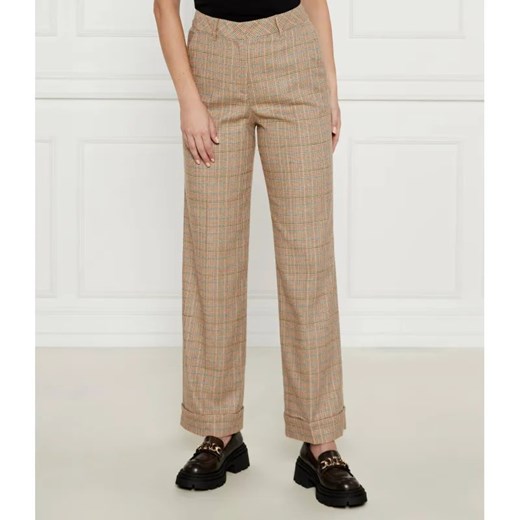 Marc Cain Spodnie WUKARI | flare fit | z dodatkiem wełny ze sklepu Gomez Fashion Store w kategorii Spodnie damskie - zdjęcie 185002248