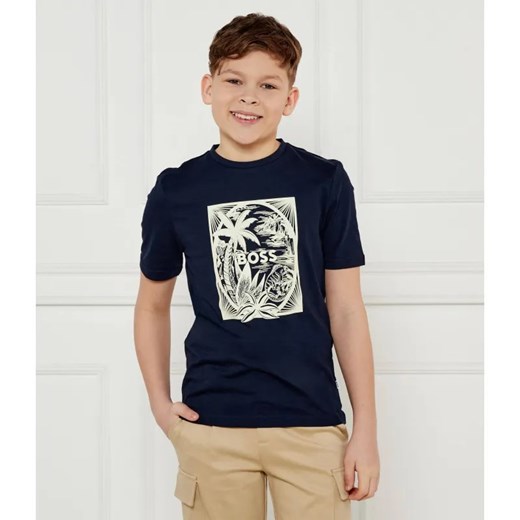 BOSS Kidswear T-shirt | Regular Fit ze sklepu Gomez Fashion Store w kategorii T-shirty chłopięce - zdjęcie 185002268