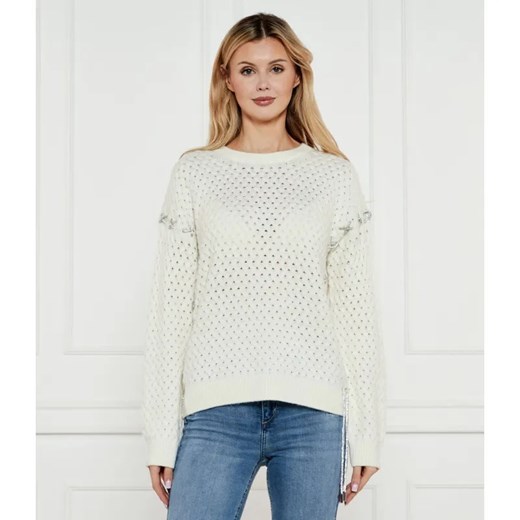 GUESS Sweter ELLISS | Relaxed fit | z dodatkiem wełny ze sklepu Gomez Fashion Store w kategorii Swetry damskie - zdjęcie 185002327