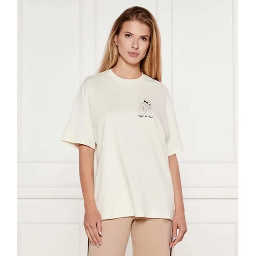 Karl Lagerfeld T-shirt Karl Lagerfeld x Jorge Parra | Oversize fit ze sklepu Gomez Fashion Store w kategorii Bluzki damskie - zdjęcie 185002355