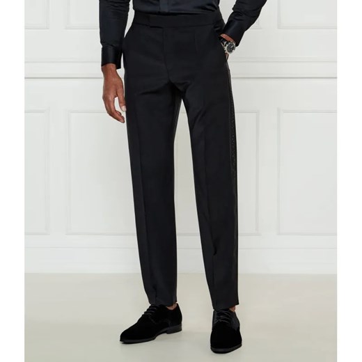 BOSS BLACK Wełniane spodnie Paul Tux | Regular Fit ze sklepu Gomez Fashion Store w kategorii Spodnie męskie - zdjęcie 185002406