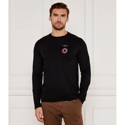 Aeronautica Militare Longsleeve | Regular Fit ze sklepu Gomez Fashion Store w kategorii T-shirty męskie - zdjęcie 185002417