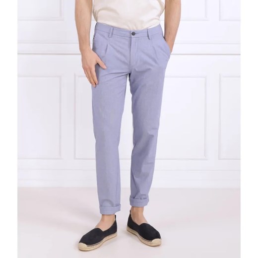BOSS BLACK Spodnie Kaito1-PL | z dodatkiem lnu ze sklepu Gomez Fashion Store w kategorii Spodnie męskie - zdjęcie 185002486