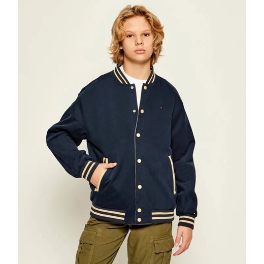 Tommy Hilfiger Dwustronna kurtka bomber | Relaxed fit ze sklepu Gomez Fashion Store w kategorii Kurtki chłopięce - zdjęcie 185002667