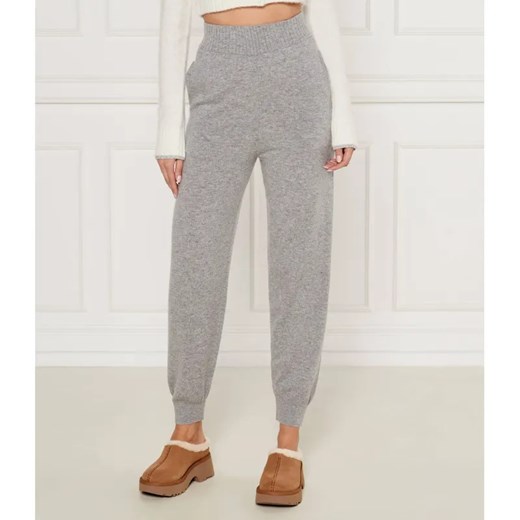 Pinko Wełniane spodnie dzianinowe AUSTRALIAN | Regular Fit | z dodatkiem kaszmiru ze sklepu Gomez Fashion Store w kategorii Spodnie damskie - zdjęcie 185002699