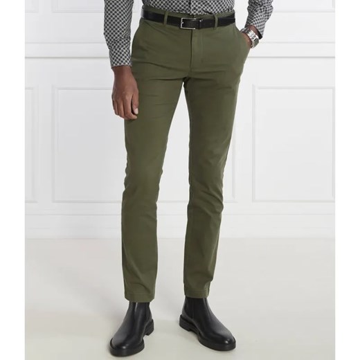 Tommy Hilfiger Spodnie chino | Slim Fit | pima ze sklepu Gomez Fashion Store w kategorii Spodnie męskie - zdjęcie 185002719