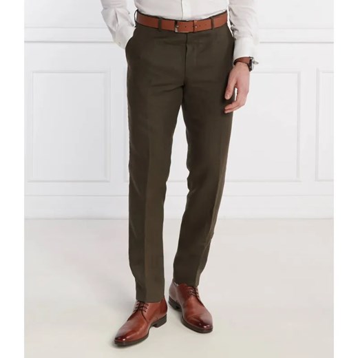 Oscar Jacobson Lniane spodnie Denz | Regular Fit ze sklepu Gomez Fashion Store w kategorii Spodnie męskie - zdjęcie 185002739
