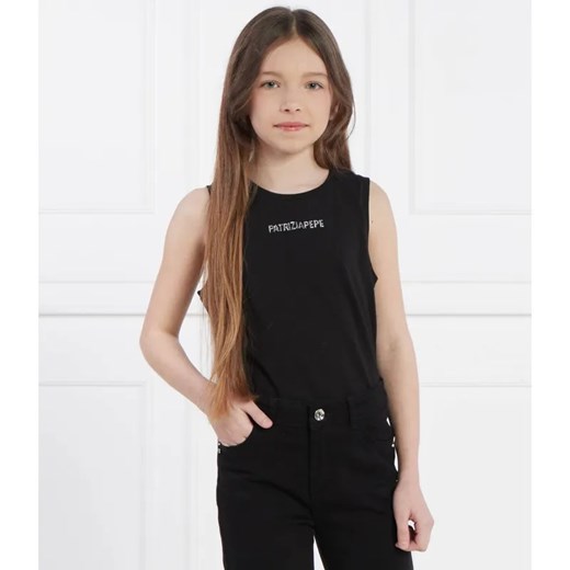 Patrizia Pepe Top | Regular Fit ze sklepu Gomez Fashion Store w kategorii Bluzki dziewczęce - zdjęcie 185002749