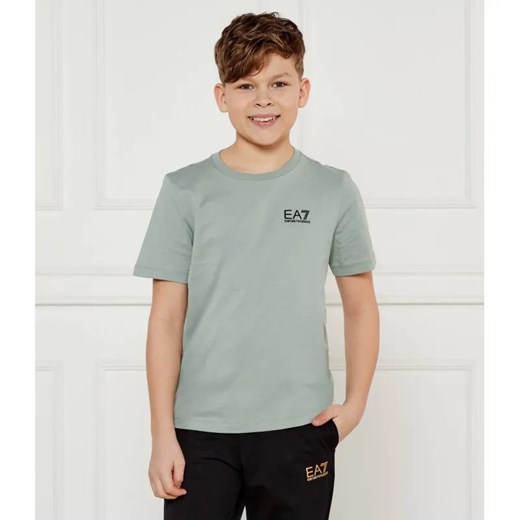 EA7 T-shirt | Regular Fit ze sklepu Gomez Fashion Store w kategorii T-shirty chłopięce - zdjęcie 185002789
