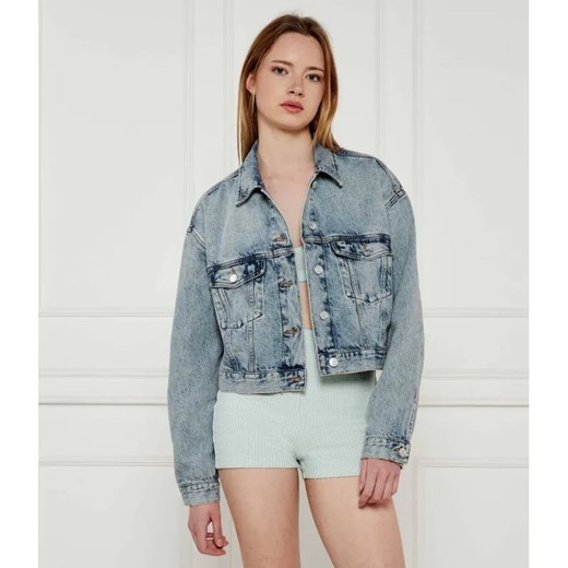 Tommy Jeans Kurtka jeansowa BI6012 | Oversize fit ze sklepu Gomez Fashion Store w kategorii Kurtki damskie - zdjęcie 185002856
