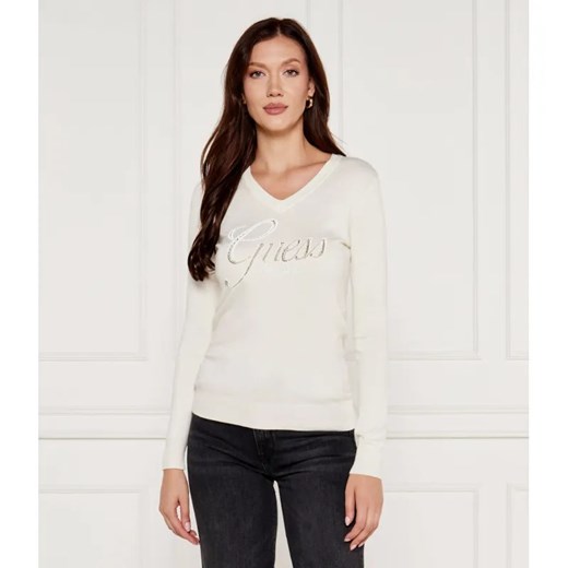 GUESS Sweter MEGAN | Slim Fit ze sklepu Gomez Fashion Store w kategorii Swetry damskie - zdjęcie 185002858