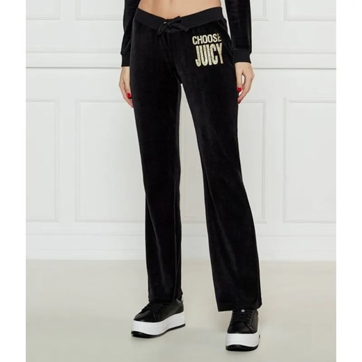 Juicy Couture Spodnie dresowe CASIA | Slim Fit | low rise ze sklepu Gomez Fashion Store w kategorii Spodnie damskie - zdjęcie 185002897