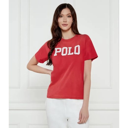 POLO RALPH LAUREN T-shirt | Regular Fit ze sklepu Gomez Fashion Store w kategorii Bluzki damskie - zdjęcie 185002925
