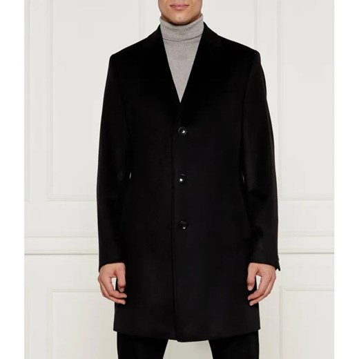 BOSS BLACK Wełniany płaszcz H-Jared | z dodatkiem kaszmiru ze sklepu Gomez Fashion Store w kategorii Płaszcze męskie - zdjęcie 185003145