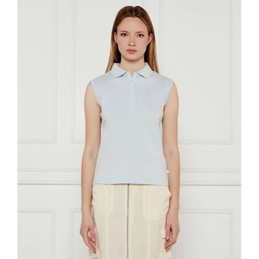 Guess Jeans Polo COLLAR | Slim Fit ze sklepu Gomez Fashion Store w kategorii Bluzki damskie - zdjęcie 185003256