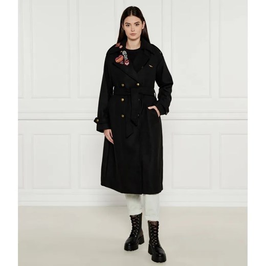 Aeronautica Militare Płaszcz | z dodatkiem wełny ze sklepu Gomez Fashion Store w kategorii Płaszcze damskie - zdjęcie 185003265