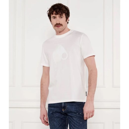Moose Knuckles T-shirt AUGUSTINE | Regular Fit ze sklepu Gomez Fashion Store w kategorii T-shirty męskie - zdjęcie 185003278
