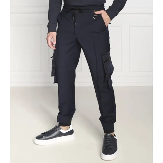 Les Hommes Wełniane spodnie cargo | Regular Fit ze sklepu Gomez Fashion Store w kategorii Spodnie męskie - zdjęcie 185003569