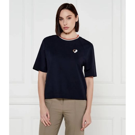 Marc Cain T-shirt | Loose fit ze sklepu Gomez Fashion Store w kategorii Bluzki damskie - zdjęcie 185003605