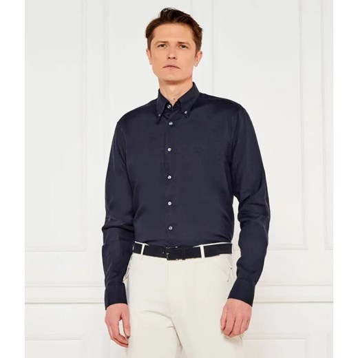 Oscar Jacobson Lniana koszula | Regular Fit ze sklepu Gomez Fashion Store w kategorii Koszule męskie - zdjęcie 185003618