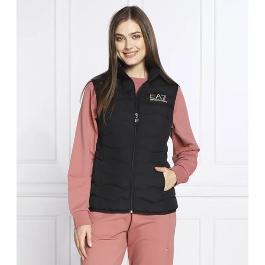 EA7 Bezrękawnik | Regular Fit ze sklepu Gomez Fashion Store w kategorii Kamizelki damskie - zdjęcie 185003637