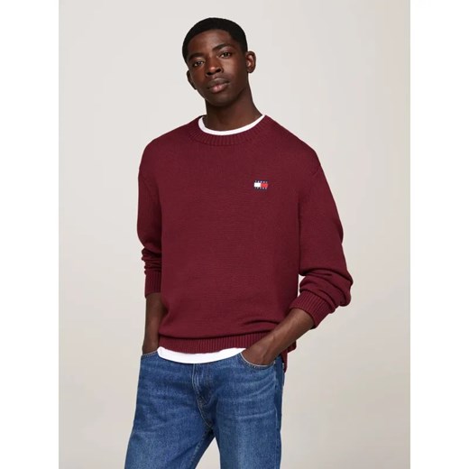 Tommy Jeans Sweter | Regular Fit | z dodatkiem wełny ze sklepu Gomez Fashion Store w kategorii Swetry męskie - zdjęcie 185003815