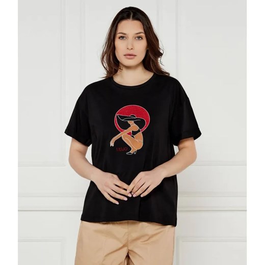 Liu Jo Beachwear T-shirt | Relaxed fit ze sklepu Gomez Fashion Store w kategorii Bluzki damskie - zdjęcie 185003869