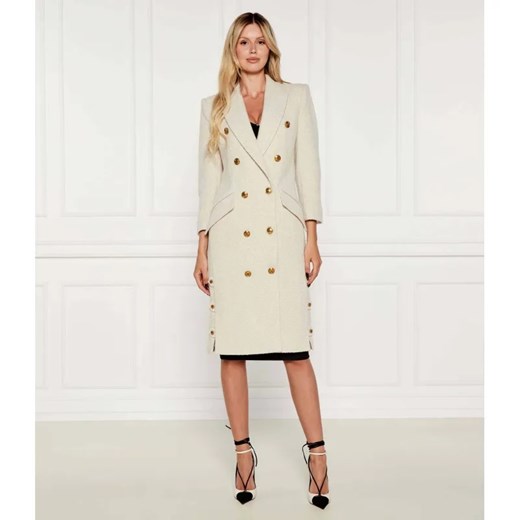 Elisabetta Franchi Wełniany płaszcz ze sklepu Gomez Fashion Store w kategorii Płaszcze damskie - zdjęcie 185003977