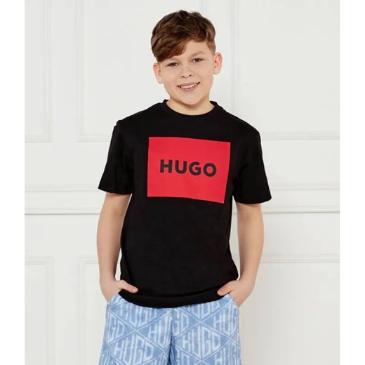 HUGO KIDS T-shirt | Regular Fit ze sklepu Gomez Fashion Store w kategorii T-shirty chłopięce - zdjęcie 185004007