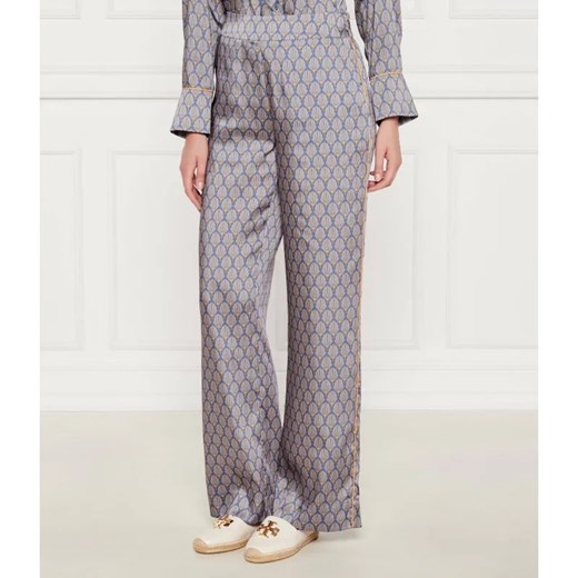 Joop! Satynowe spodnie Panja | Loose fit ze sklepu Gomez Fashion Store w kategorii Spodnie damskie - zdjęcie 185004056