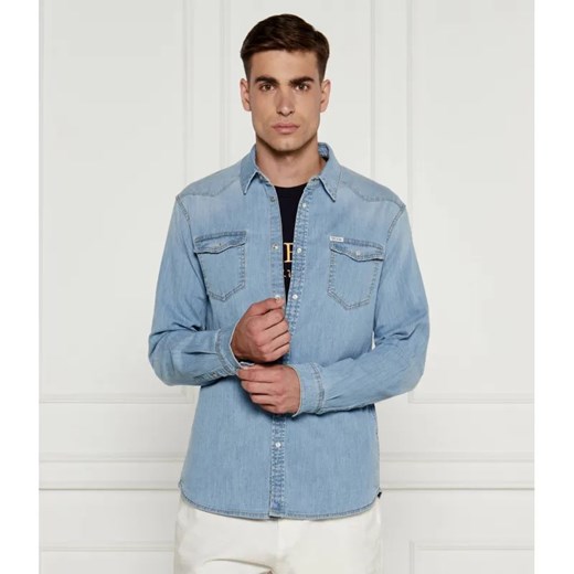 GUESS Jeansowa koszula | Slim Fit ze sklepu Gomez Fashion Store w kategorii Koszule męskie - zdjęcie 185004098