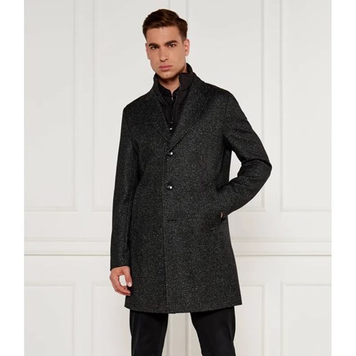 BOSS BLACK Płaszcz 2w1 Hyde | z dodatkiem wełny ze sklepu Gomez Fashion Store w kategorii Płaszcze męskie - zdjęcie 185004296