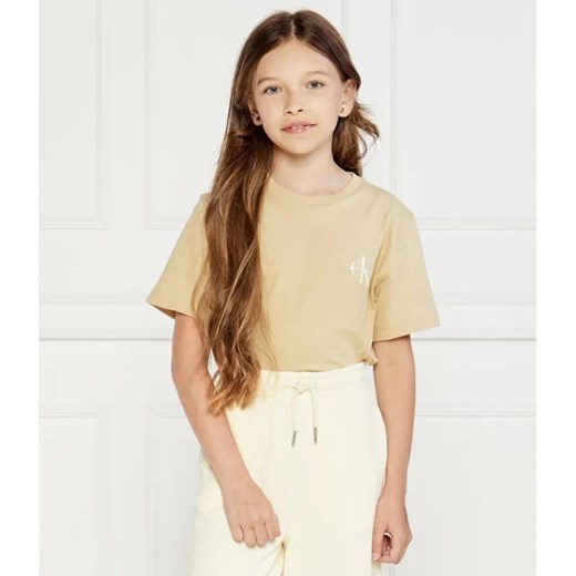 Calvin Klein Jeans T-shirt | Regular Fit ze sklepu Gomez Fashion Store w kategorii T-shirty chłopięce - zdjęcie 185004309