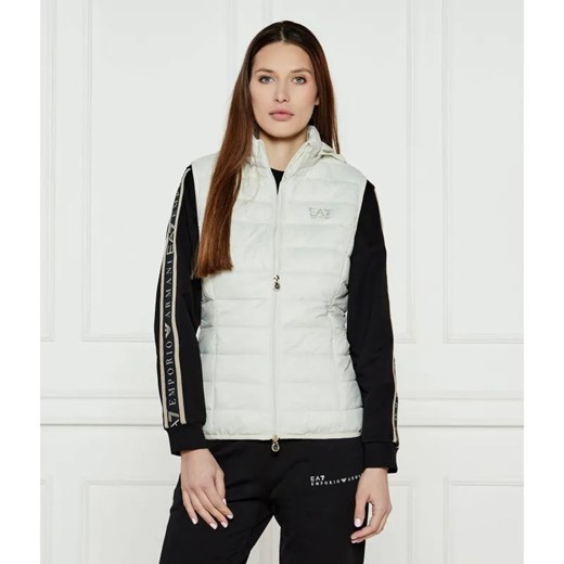 EA7 Bezrękawnik | Regular Fit ze sklepu Gomez Fashion Store w kategorii Kamizelki damskie - zdjęcie 185004347