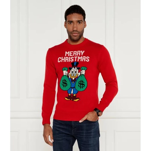 ST.Barth Sweter HERON ST. BARTH x DISNEY | Regular Fit | z dodatkiem wełny i kaszmiru ze sklepu Gomez Fashion Store w kategorii Swetry męskie - zdjęcie 185004415